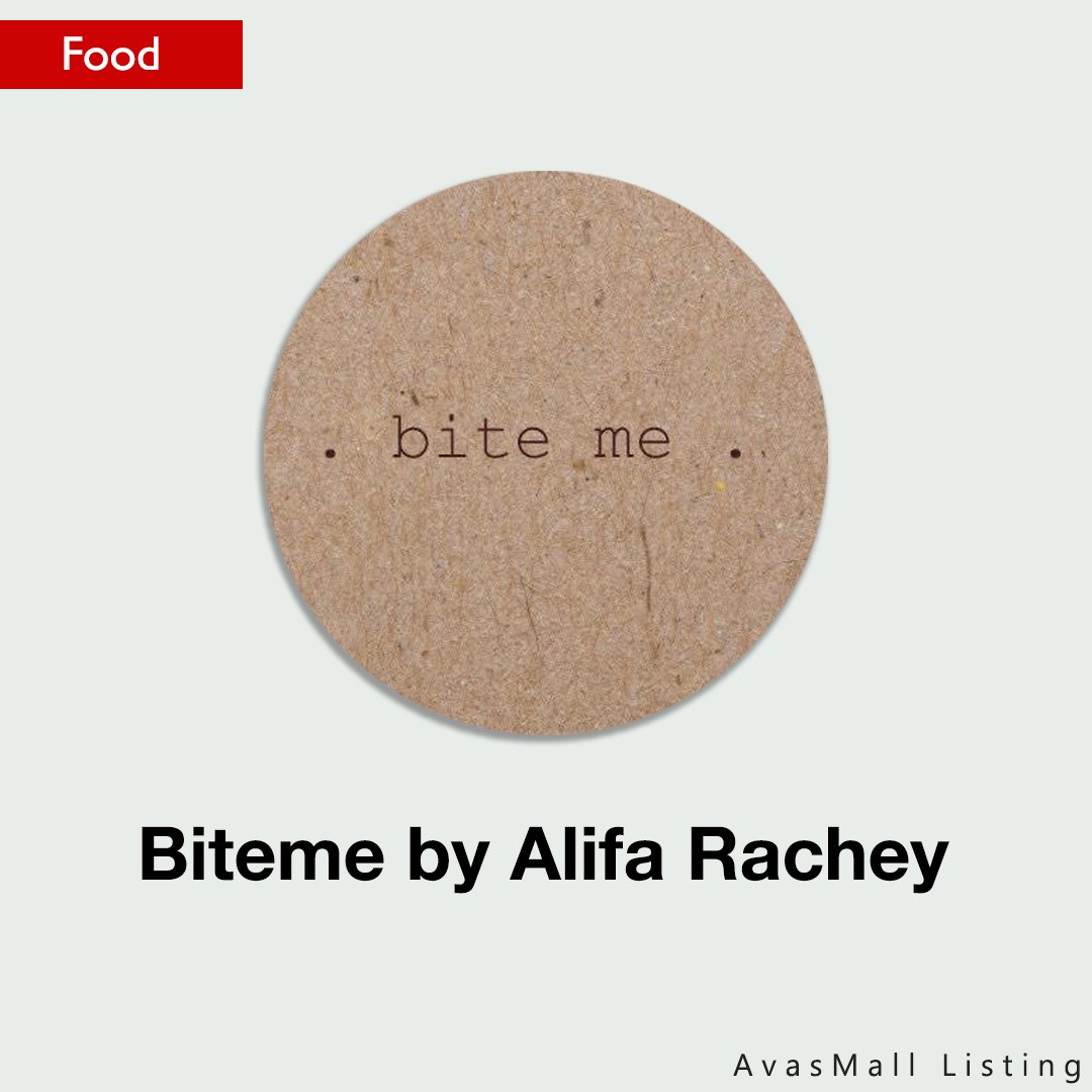 * Business Name: <a href="/biteme_by_ar/">biteme_by_alifarachey</a> 
* Category: Food
* Opened On: 25 August 2018
* Platform(s): Facebook, Twitter
* Phone: 9999123
* Products: Brownies, cakes and cinnamon rolls

* Facebook: facebook.com/BMbyalifarache…
* Instagram: instagram.com/biteme_by_rach…
#avasmallfood