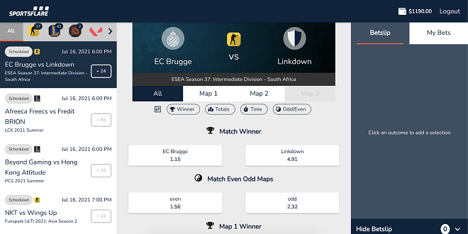 SBCGAMINGNEWS's tweet photo. Sportsflare: Introducing the only BetBuilder in esports https://t.co/AFKbHYu70V https://t.co/lkA2OyokHb