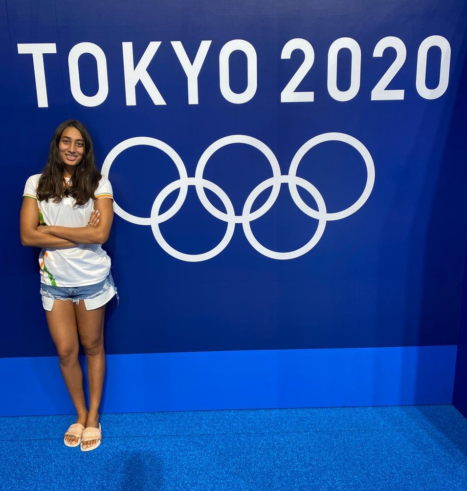 Destination Tokyo🗼

Here are Swimmers <a href="/srihari3529/">Srihari Nataraj OLY</a> and Maana Patel at the #Tokyo2020  Games village, getting ready for their first training session.

Watch Team India in action at <a href="/Tokyo2020/">#Tokyo2020</a> starting from 23 July. Come, let's #Cheer4India