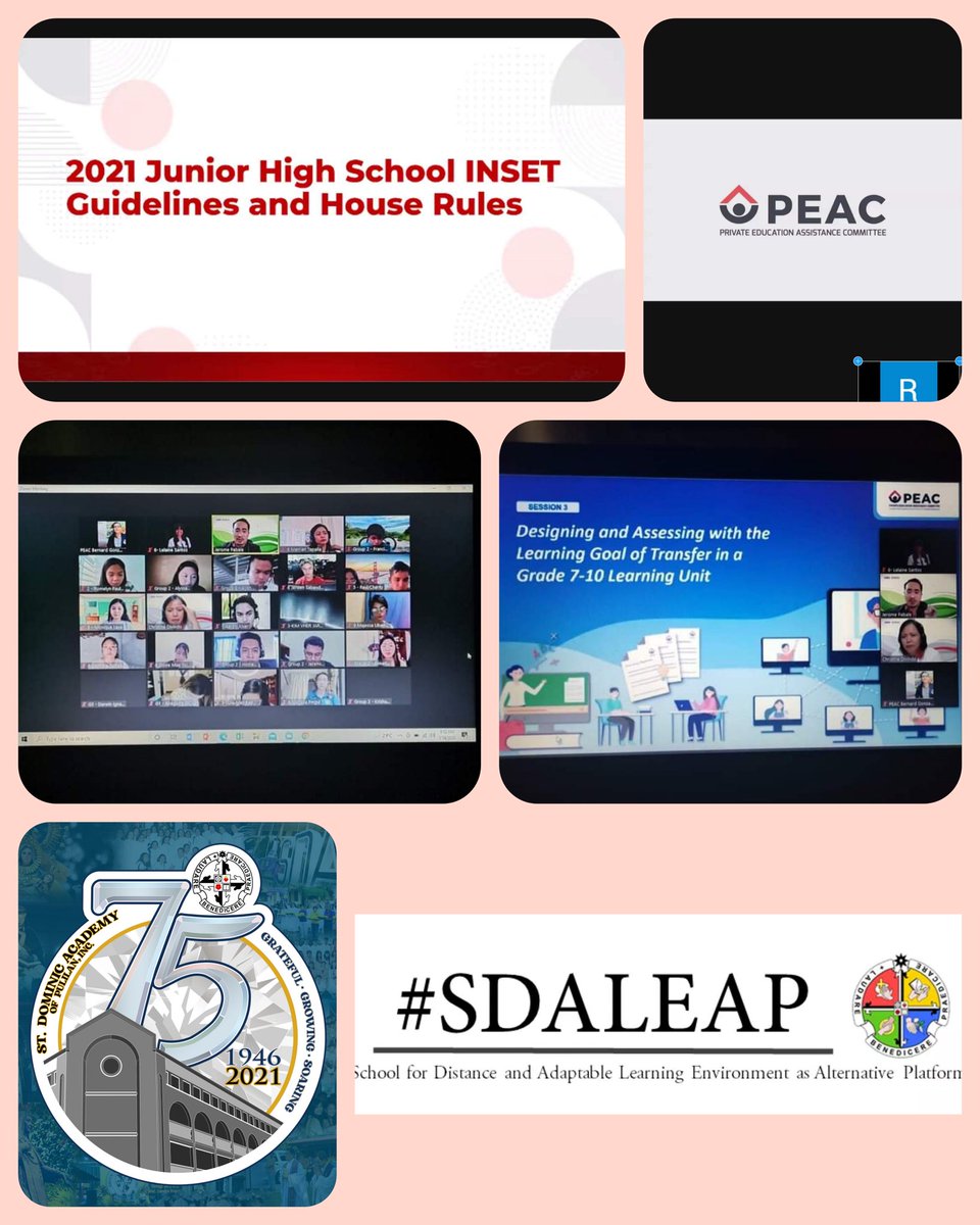 sdapbeduph's tweet photo. IN PHOTOS: Day 1 of the Private Education Assistance Committee's (PEAC) three-day webinar.

(photos courtesy of Mrs Amelia B. Arceo, Mr. Danilo V. Recto, and Mr. Erwin J. Calilap, @errwwan)

#SienaAll #Dominican #TruthSeeker #AssiduousStudy
#SDAat75GratefulGrowingandSoaring https://t.co/PxKZZXSa5n