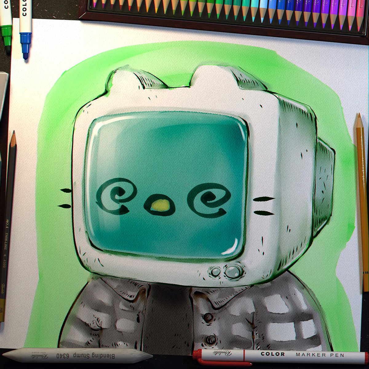 yellustrations's tweet photo. fan art for @ToastVirtual. How do you like that?
We like the cats, I tell ya! Stylish derivatives for everyone, yay! 

👉https://t.co/wJFMNChDKY

#welikethecats #NFTs #CoolCatsNFT #CoolCatSales @coolcatsnft https://t.co/3p0WL19bj1