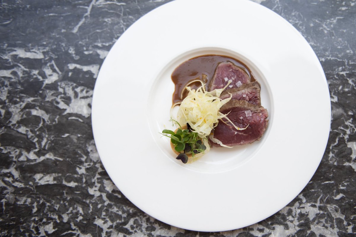 Entrecote Hoeve Biesland | Rodewijnjus | Venkel <a href="/hoevebiesland/">Hoeve Biesland</a> #delft #entrecote