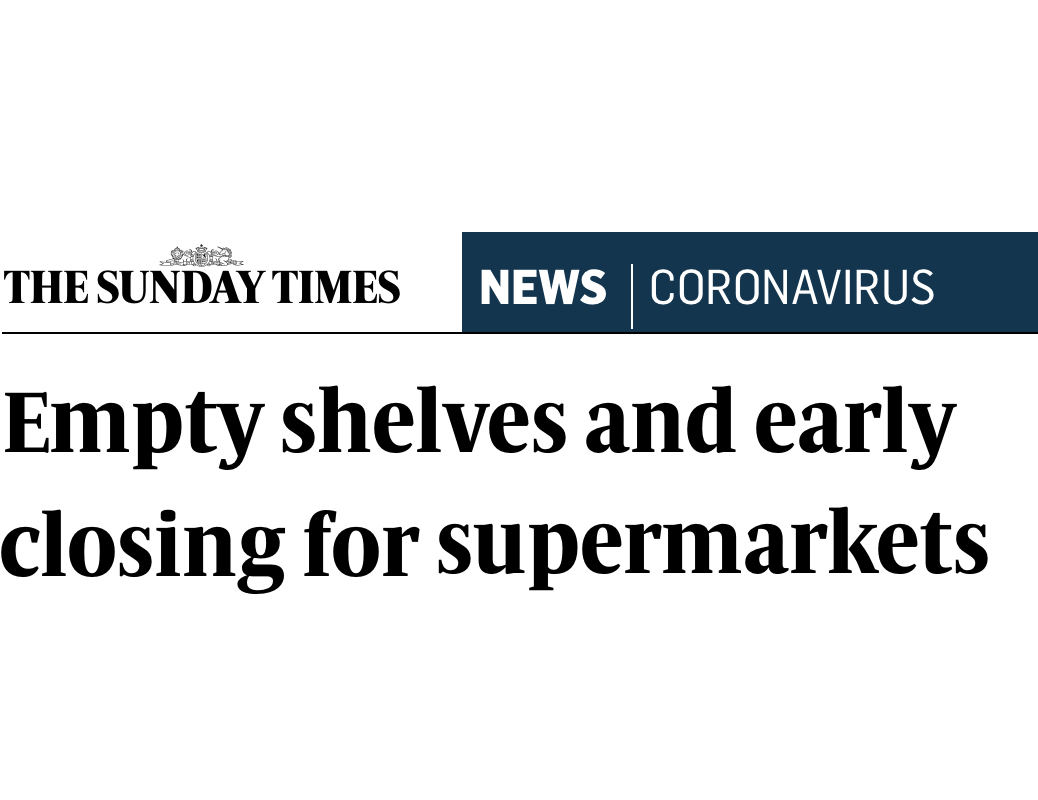 In all my years in fresh produce I've never seen anything like this and sadly, I've lost all faith in our government to do anything about it until our supermarket shelves are bare and restaurant plates empty - Tim O'Malley

nationwideproduce.com/empty-shelves-…

#FreshProduce #Transport  #RHA