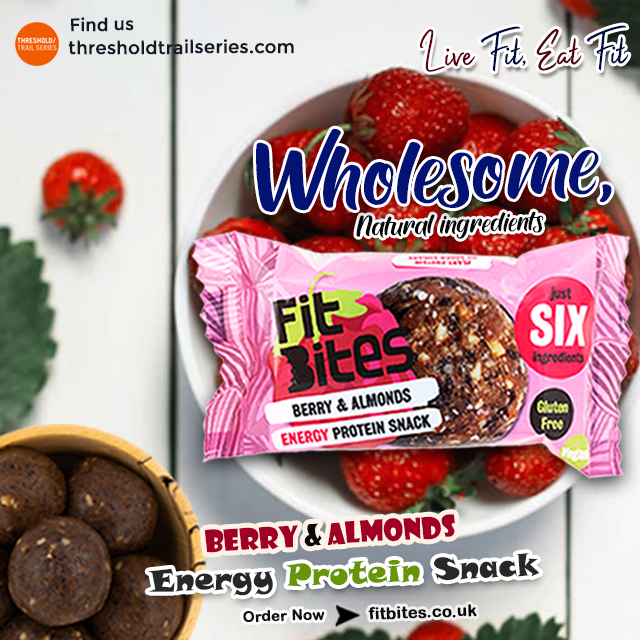 DELICIOUS FRUIT &amp; NUT BALL - BERRY &amp; ALMONDS
100% natural.
@thresholdtrailseries_
#FitBites #Fitness #Snack #Superfoodsuk #Driedfruits #Nuts #feelgood #onthego #vegan #energy #protein #goodlife #nutrition
#RTTK2021
Find something special > fitbites.co.uk