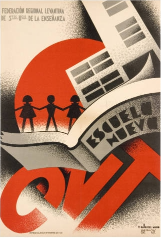 CNTAITensenanza's tweet photo. La Revolución de 1936 no fue solo una revolución política y económica, fue una revolución cultural que transformó la escuela del momento (tanto la religiosa como la burguesa) en una escuela activa con una cultura de la solidaridad y la igualdad acorde al nuevo modelo social. https://t.co/Ynfv0pdbdj