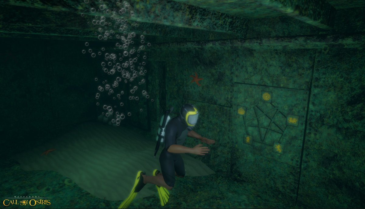 ActaLogic's tweet photo. Puzzles in #CallOfOsiris are integrated into the environment, which is again based on a real Egyptian location. What will Jack and Leila discover among the sharks?
#gaming #gamer #game #indiegames #indiegame #gamedev #indiedev #IndieGameDev #leveldesign #videogames #pcgame https://t.co/ZlPDX20Dp1