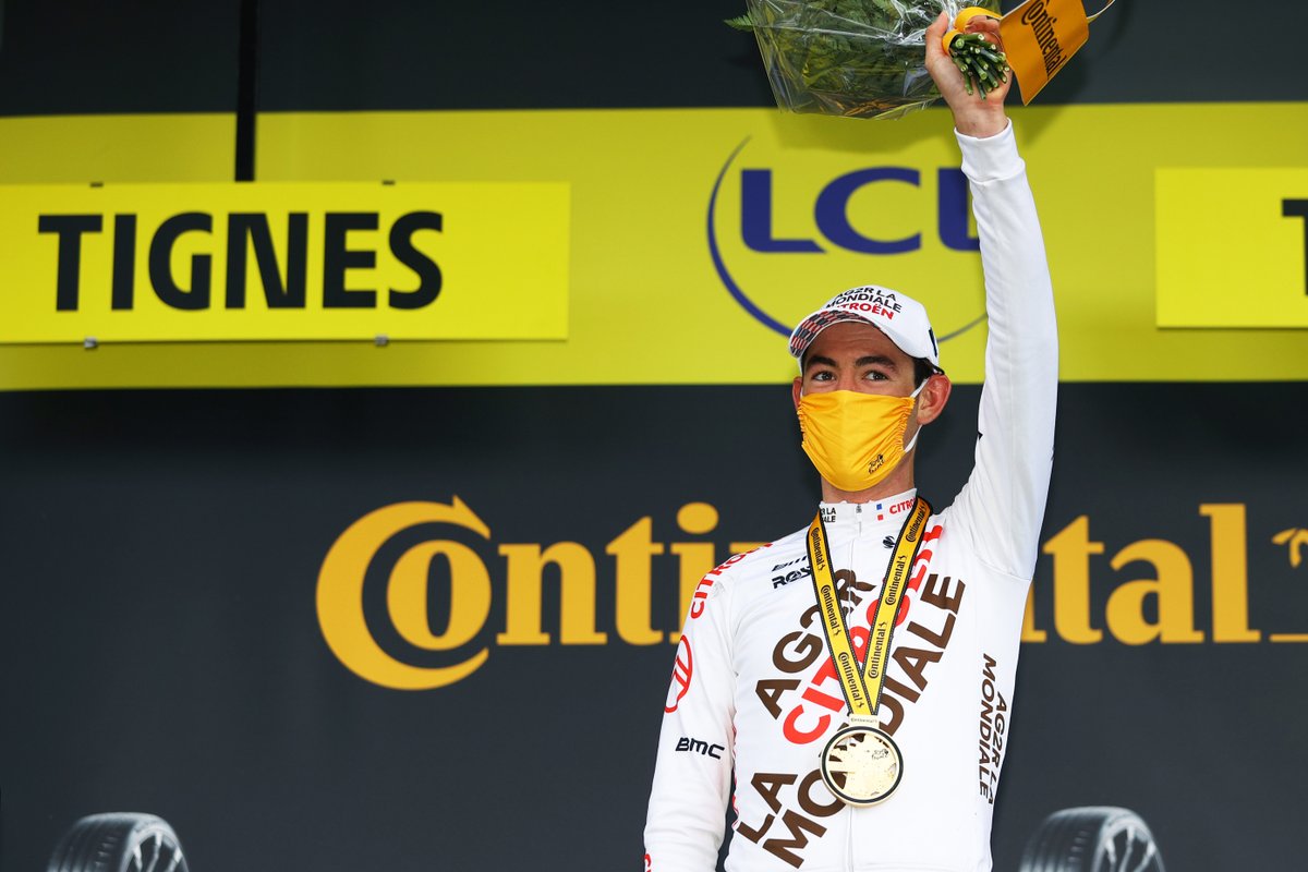 CitroenDz's tweet photo. 1er Tour de France 🇫🇷 avec le maillot @AG2RCITROENTEAM, une belle réussite et quelle fierté! 🏁 5ème au classement par équipe, Ben O’Connor 4ème en individuel, 1 victoire d’étape, du panache, l’esprit d’équipe, les encouragements de nos fan.
📸 ©Getty, ©KBLB, ©Yves Perret https://t.co/7DLoV8AVo4