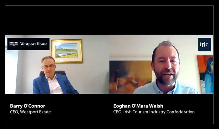 Met with Barry O’Connor recently to hear about transformative plans for Westport House &amp; Estate. €75m investment by Hughes family with significant support from <a href="/Failte_Ireland/">Fáilte Ireland</a> will be a tourism game-changer for #Mayo. 

15 min interview here: youtu.be/NdfoWMApIdM