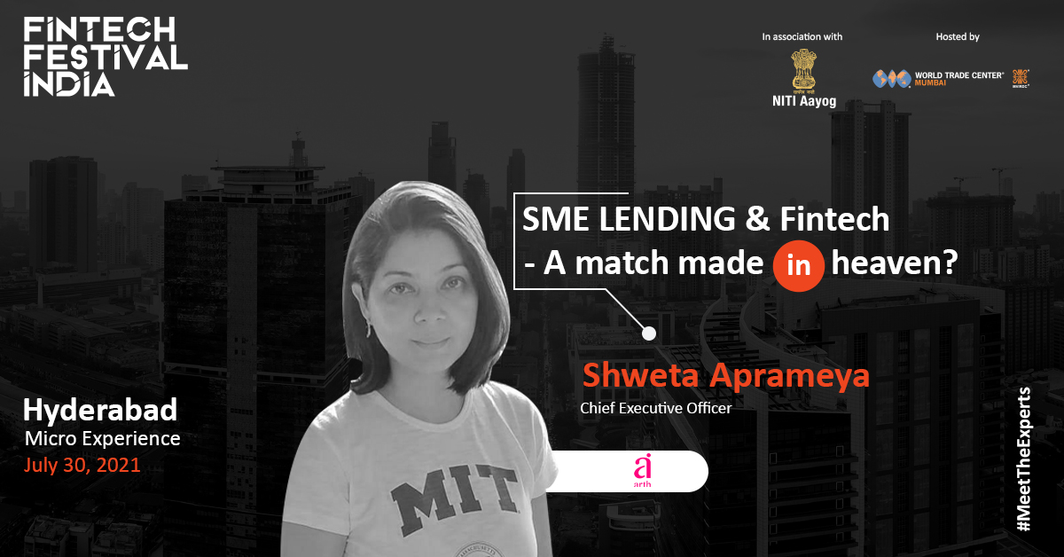 ffi_fintechfest's tweet photo. #MeetTheExperts

Join Ms. Shweta Aprameya, CEO, @ArthSocial for the discussions around #SMELending and #FinTech in our upcoming micro experience in Hyderabad. Register now: https://t.co/twal75ssGS

#fintechfestindia #fintechfestival #innovation #digitalbanking #fintechstartup https://t.co/VDsRTLdi9X