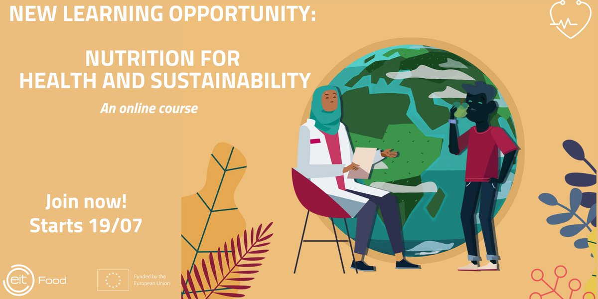 EIT Food (@eitfood) on Twitter photo Medical students can spend as little as 2 hours on nutrition & food throughout their entire degree.🥗
Our <a href="/FutureLearn/">FutureLearn</a> course for medical professionals launches today, exploring what makes up a healthy, sustainable diet. 👉: bit.ly/3ktRMkE #FutureFoodMakers #UNFSS2021 Medical students can spend as little as 2 hours on nutrition & food throughout their entire degree.🥗
Our <a href="/FutureLearn/">FutureLearn</a> course for medical professionals launches today, exploring what makes up a healthy, sustainable diet. 👉: bit.ly/3ktRMkE #FutureFoodMakers #UNFSS2021