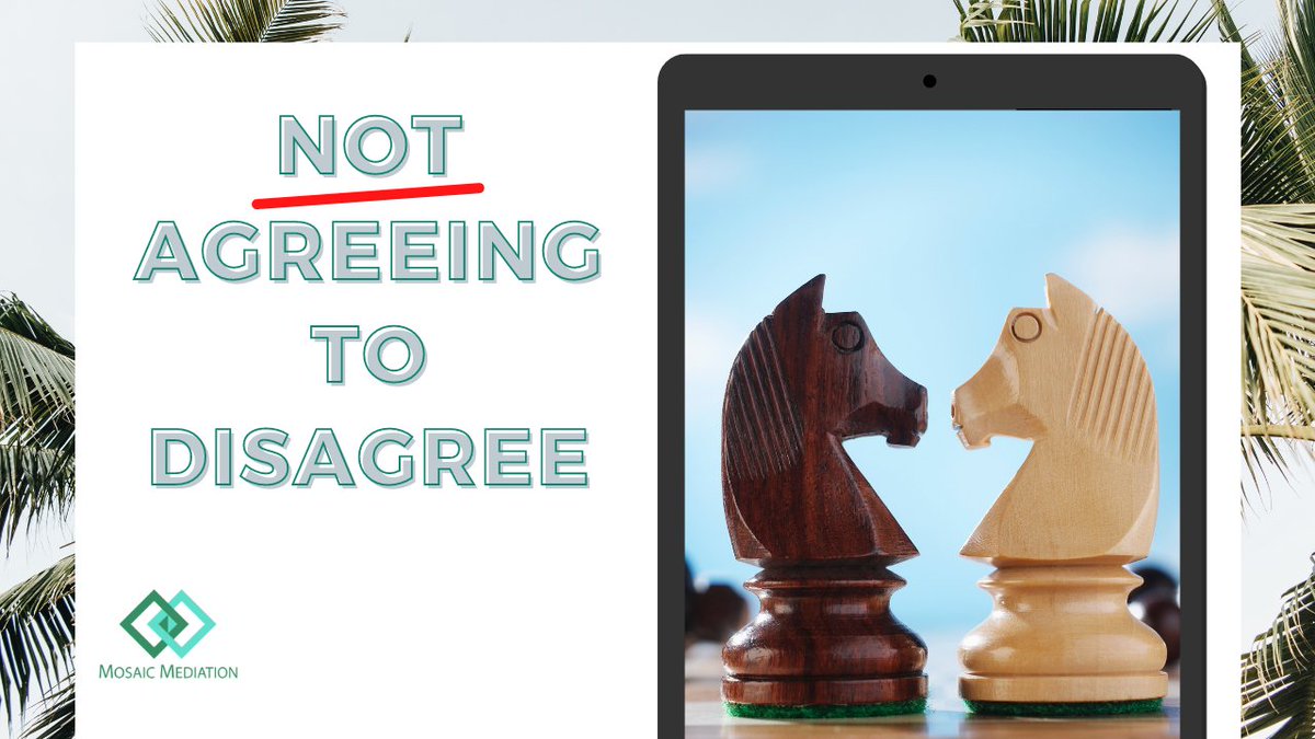 There are some very heated discussions going on right now. Lots of differences of opinions.

So, do you avoid the 'hot button' topics or tackle them? Here, I discuss why and how to ensure the conversation goes well.
mosaicmediation.co.uk/blog/not-agree…

#timetotalk #leadwithcuriosity