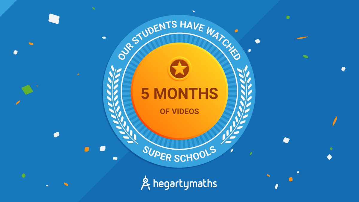 HegartyTeam's tweet photo. @johnflamsteed is a @hegartymaths Super School 2020-21! The whole school has watched 8 months of continuous videos. Each student has also worked for an average of 21 hours. Excellent! https://t.co/7PPhuBZSfA