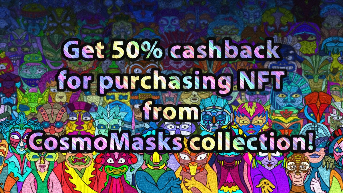 CosmoFund's tweet photo. Hurry up to take part!🚀
https://t.co/z6oPpdRqZi
#CosmoFund #CosmoMasks #NFT #NFTCommunity #NFTartwork #NFTs #NFTcollection #NFTGiveaway #nftcollector https://t.co/XsHo03PBff