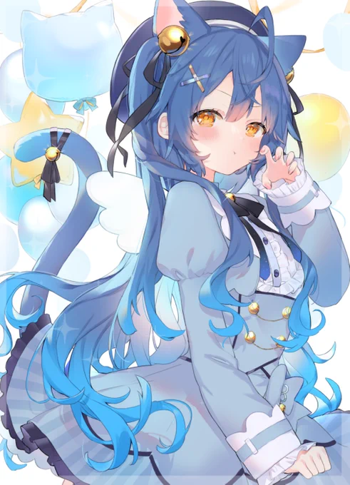 nya!💙🐾#絵こころ 