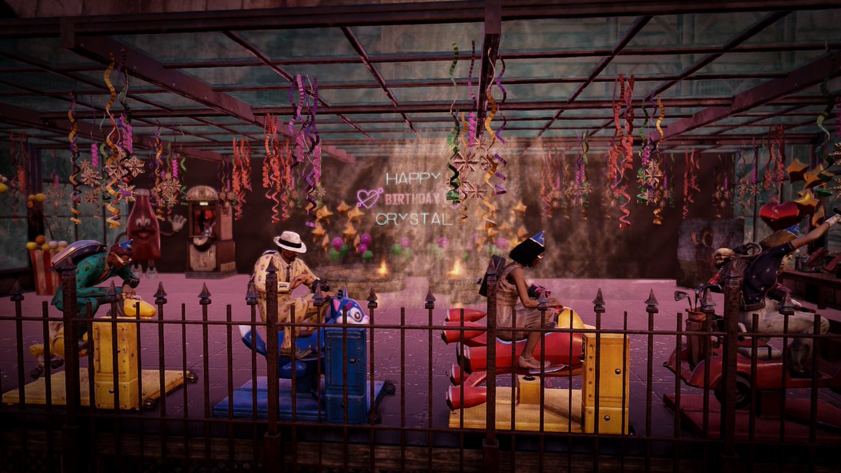 WreckItRenee's tweet image. Spent the evening hanging out with some of my favorite people for @Mischievous1665’s #Birthday 🎉💜 We even got a #PrivateParty at @Rad_Rux’s #DustyDisco 💃🏻 🕺 

#Fallout76 #Fallout #FalloutFriendships