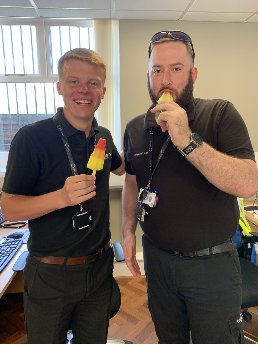 ADExclusec's tweet photo. Morning treat for the team from @JBExclusec &amp; @MBExcluSec 

#keepingcool #exclusec #wellbeing #MondayMotivation https://t.co/tNryGLJlp0