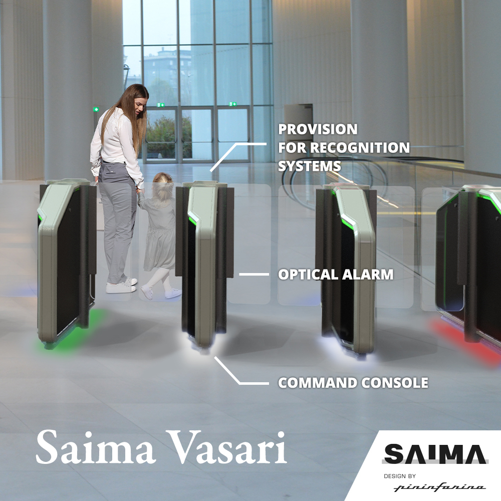 Can a simple gateway improve travellers' experience?
The answer is Vasari! This bi-directional motorised gate, created in collaboration with Pininfarina, combines design, performance and technology. 
An access control system that becomes a real design element.