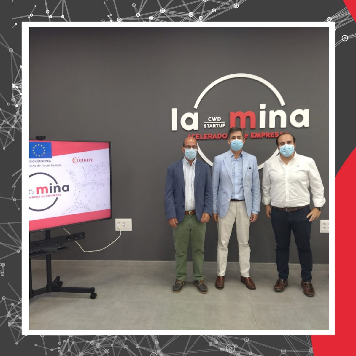 laminastartup's tweet photo. 🔺 Esta mañana hemos tenido una reunión con Álvaro Simón de Blas, Presidente de #ANCES, Asociación Nacional de CEEIs - y con Rafael Sancho, su Gerente, que han venido a conocer LA MINA STARTUP para abrir posibilidades de colaboración.

#linares #lamina #jaen #coworkingdigital https://t.co/ZI2A4l2SM5