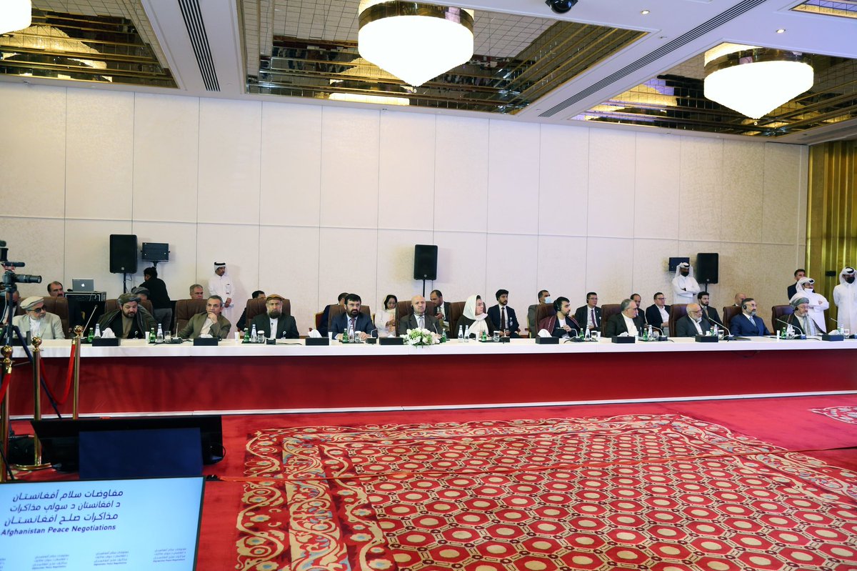 We concluded the 2nd senior Afghan peace negotiation meeting in Doha, Qatar. We are grateful to our host <a href="/MofaQatar_EN/">Ministry of Foreign Affairs - Qatar</a> and HE Dr Qahtani for their kind hospitality and facilitating the meetings. Keeping the door of peace negotiation open is crucial to reaching a lasting peace.