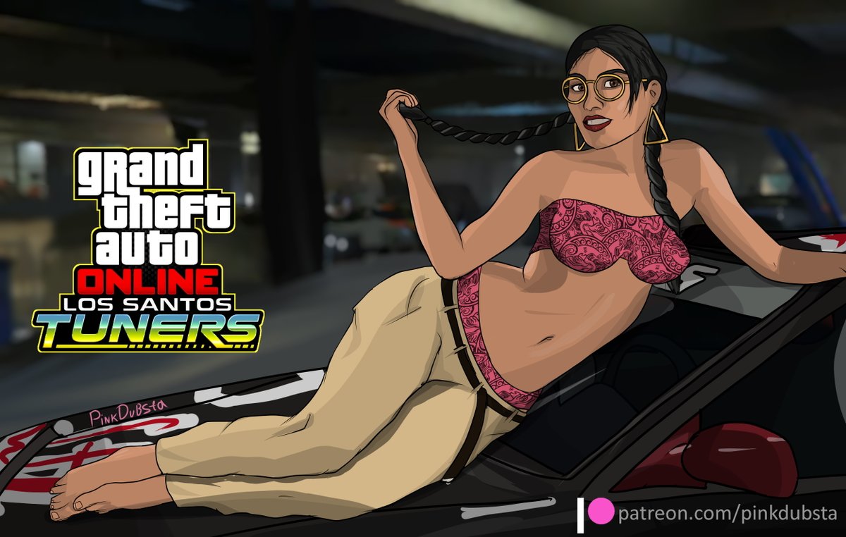 GtaHottest's tweet photo. Are you ready for the upcoming DLC?

#GTA #GTAOnline #DLC #LosSantosTuners #LSCarMeet #art #girl https://t.co/QBEVyIQfks