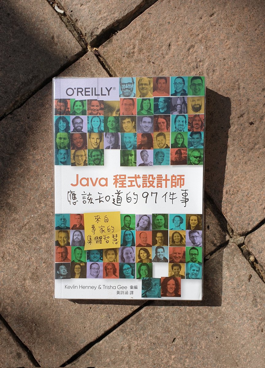 KevlinHenney's tweet image. Chinese (trad) translation of @97_Things Every Java Programmer Should Know arrived today 🙂