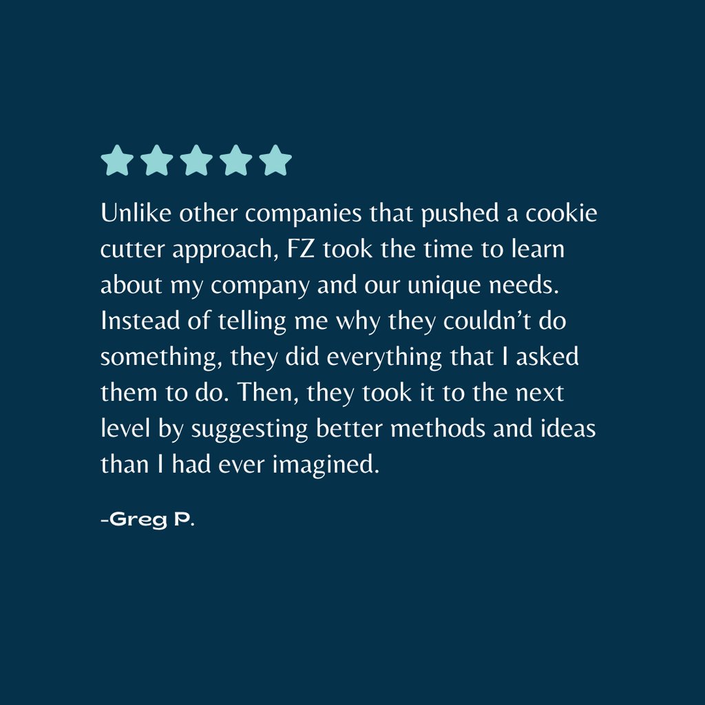 FZDesign's tweet image. We're here to help! Give us a call today.