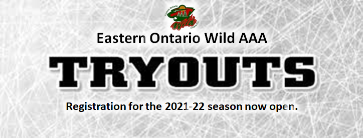 Last chance to save $100 on the early bird registration fee for the upcoming EO Wild AAA tryout fees for the upcoming  2021-22 season. Early bird deadline is July 20. Visit wildaaa.ca to register now. <a href="/heoaaaleague/">HEO 'AAA' Hockey League</a> <a href="/EOCobrasAA/">E.O. Cobras</a>  <a href="/RapidsSeaway/">Seaway Valley Rapids</a> <a href="/CMHA_Hockey/">Cumberland  Hockey</a> <a href="/GRMHA/">Rangers Minor Hockey</a>