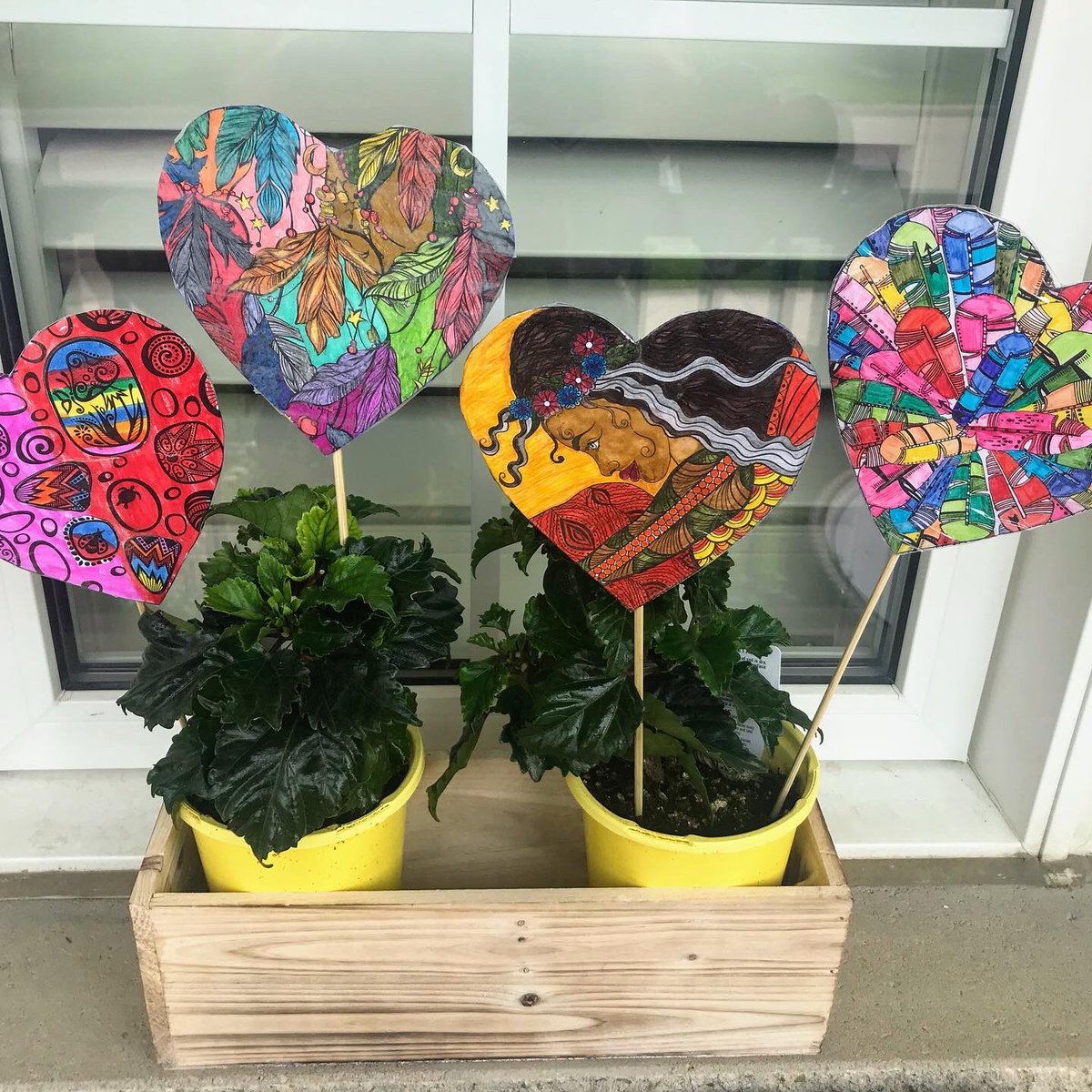 netta_maw's tweet photo. Our families ‘Honouring Memories &amp; Planting Dreams’ with our - Heart Garden 🧡🪴 - in memory of all the children lost to the residential school system, honouring the survivors and their families, as well as the legacy of the TRC. @CaringSociety #TRCHeartGarden #CVRJardindeCoeurs https://t.co/Hq6q4rRs9W