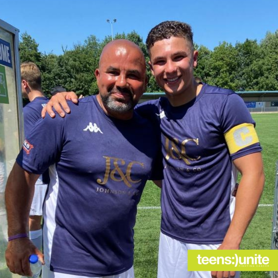 teensunite's tweet photo. Not much #MondayMotivation in this heat, so these legends deserve a medal! Yesterday teams organised by @joe_vanders (right) sponsored by #Johnson&amp;CoEstates &amp; #V&amp;Sscaffolding played in aid of Teens Unite. With 250+ cheering  at @Ware_FC stadium they raised £4490! https://t.co/AYxjCAOwQT