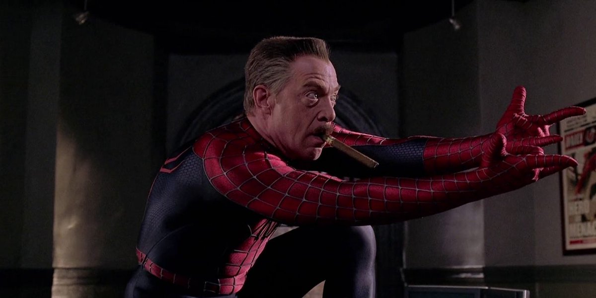 RT @CBR: J.K. Simmons' screen test for J. Jonah Jameson in Sam Raimi's Spider-Man surfaces. https://t.co/k1BZHqDD6J https://t.co/QBjnYRttzn