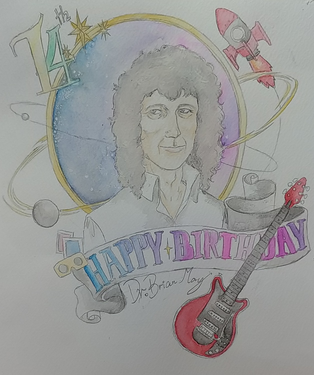 Happy birthday Dr.Brian May!! 