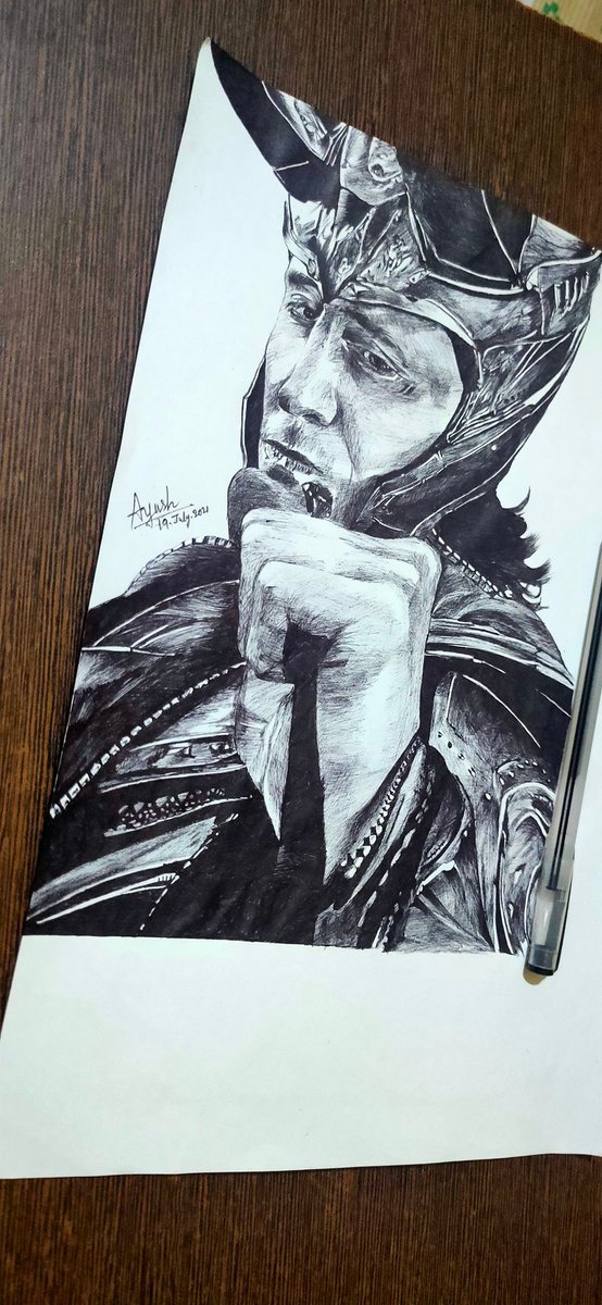 Ayusharts17's tweet image. I drew with Pen ,freehand Loki โ๏ธdrawing( hatching technique)
@LokiOfficial
#loki #lokifanart