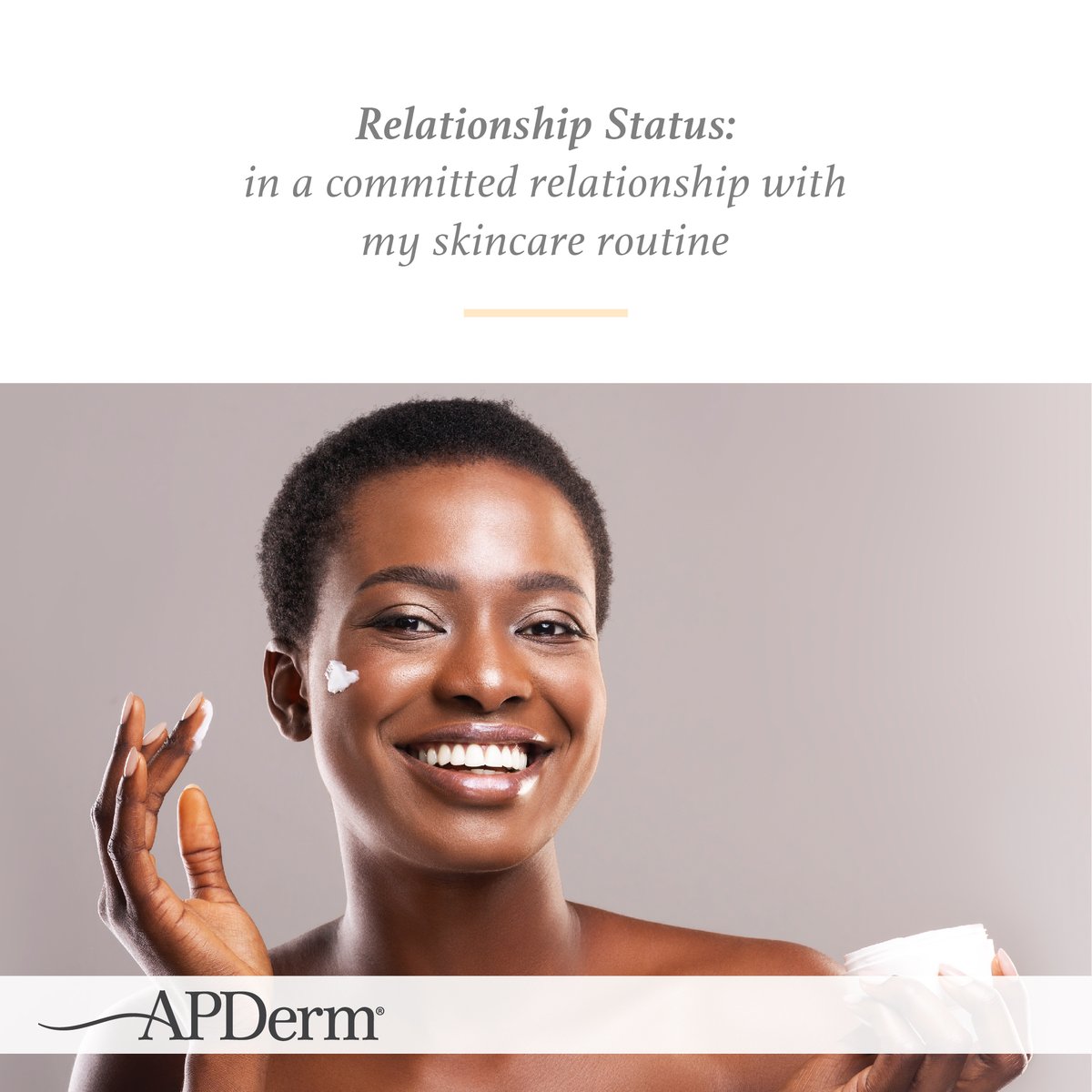 ap_derm's tweet image. Your #skincare routine will never let you down or hurt you. A relationship worth investing in!