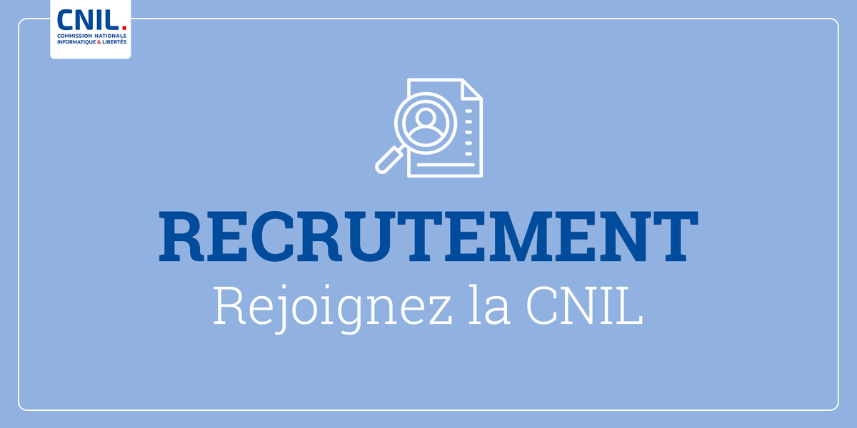 #MondayMotivation #Recrutement📢 La CNIL recherche un.e juriste au service des sanctions et du contentieux !
Pour postuler 👉 cnil.fr/fr/offre-dempl…