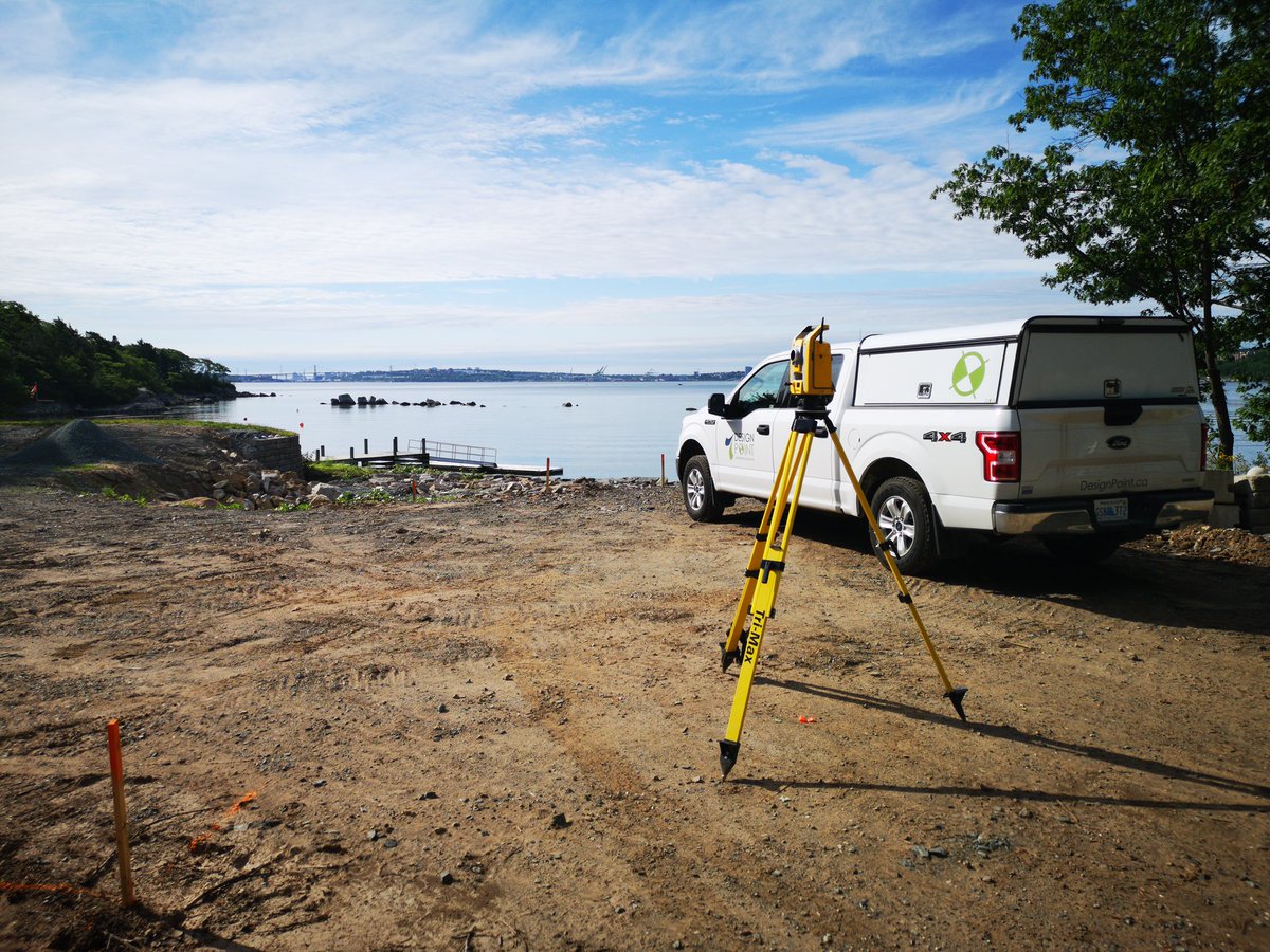 DesignPointEng's tweet image. Our surveyors had work with a view last week while completing a topo survey in Bedford!