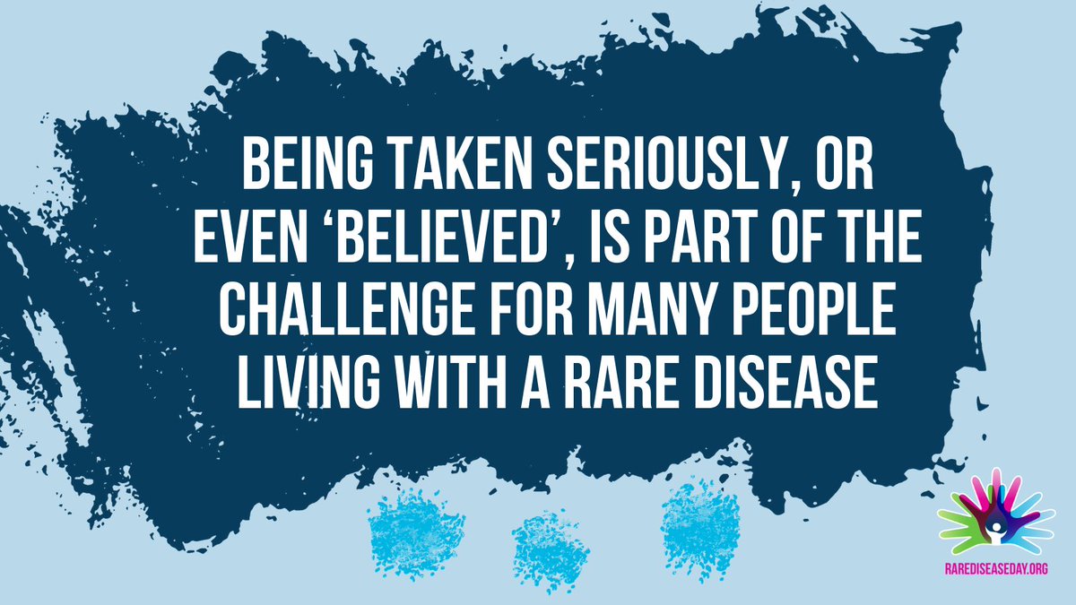 rarediseaseday's tweet image. "I think more people need to realise that just because you can’t see it doesn’t mean it’s not there.”

Gabby's journey through diagnosis🩺 wasn't taken seriously on several occasions. Have you ever felt the same? #RareDiseaseDay

Tell us your story! 👉 rarediseaseday.org/tell-your-story