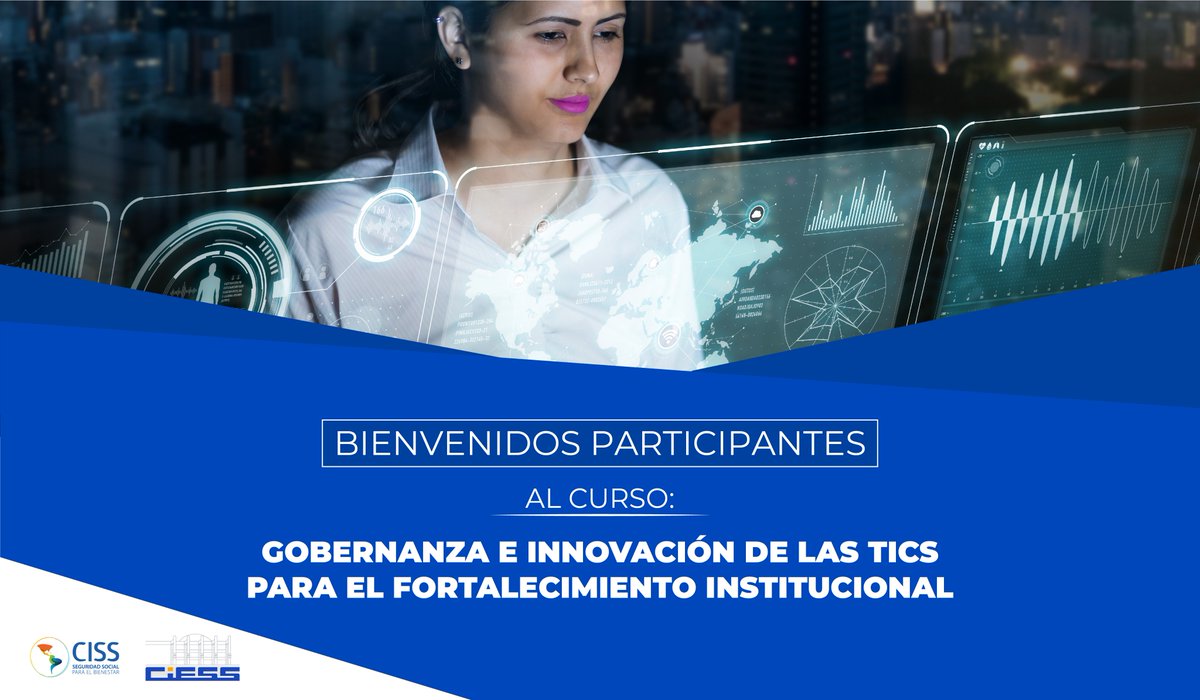 ciess_org's tweet photo. 🔵 Les damos la bienvenida a nuestros participantes provenientes de la @CCSSdeCostaRica, @cjpb_uy, @INPREUNAH01, @Tu_IMSS, @IGSSPensiones y @SindicatoSEC a nuestro curso #CIESS Gobernanza e innovación de las #TICS para el fortalecimiento institucional. https://t.co/8POlVK7YML