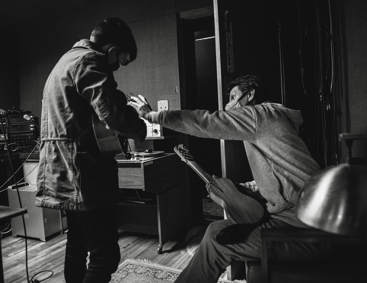 _AEChavez_'s tweet photo. Just wrapped ten months of work on “Sonorous Present” w/#quetzalflores & some amazing collaborators. Excited to hand things off to #chrissorem to work his magic. https://t.co/zXw0T8voVF