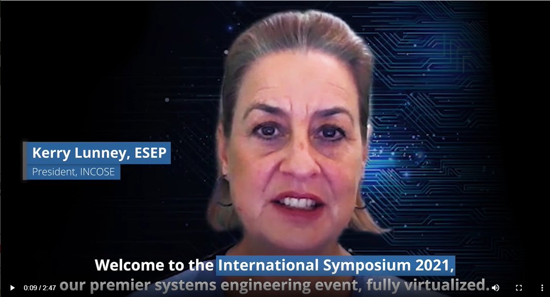 It's here ! #INCOSEIS
Familiarizing myself with the virtual platform and bumped into the welcome address by <a href="/incosepres/">INCOSE President</a> ! All things #systemsengineering this week and also looking forward to new additions - scavenger hunt and Presidents' invited content <a href="/INCOSE_India/">INCOSE India</a> <a href="/incose_org/">International Council On Systems Engineering</a>