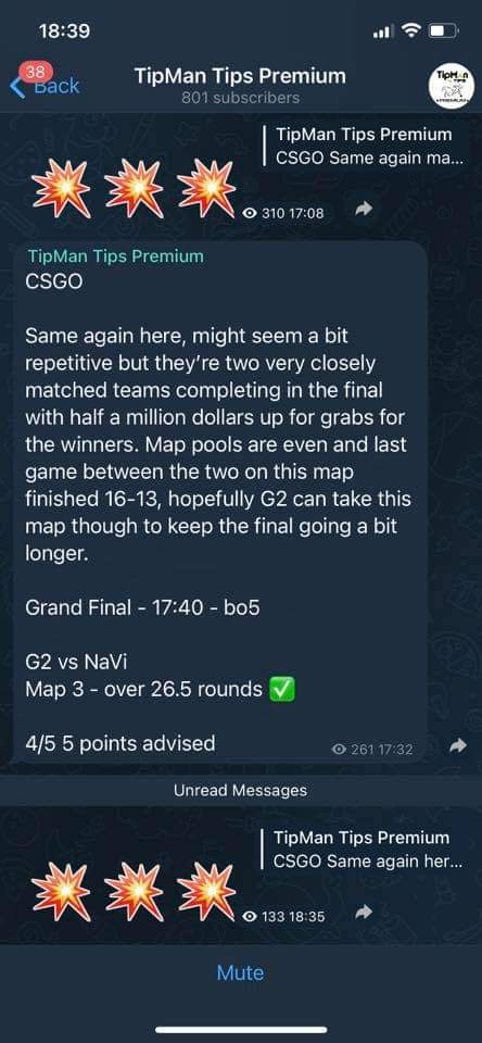 TipMan_Crypto's tweet photo. Amazing weekend with loads of booms and huge profit on the horses and esports.
Goodwood is round the corner so come increase your pot in plenty of time for the racing.
50% off your first month.
#tipman #GamblingTwitter #bettingtips #bettingtwitter https://t.co/9yOfXlAQu7