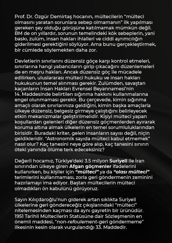 CorabatirMetin's tweet photo. Prof. Dr. Özgür Demirtaş'ın aşağıdaki tweet serisine ithafen; https://t.co/ie9D4gJLRC