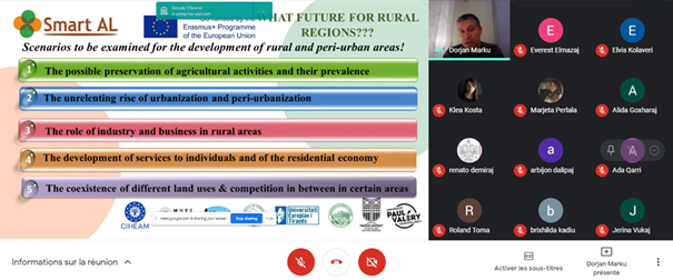 CIHEAMIAMM's tweet photo. 📰News from the #SmartAL Master on “Territorial Planning and Economic Development of Rural Areas”:
From January to June 2021, 7️⃣ modules of the Executive Master have been taught at the Agricultural University of Tirana, Albania. 
👇
https://t.co/6oVBYtwajj https://t.co/ZXPnuWOHwQ