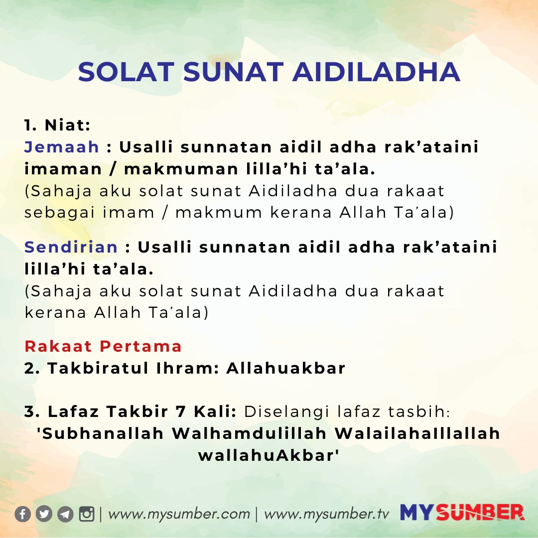 Takbir raya aidil adha rumi