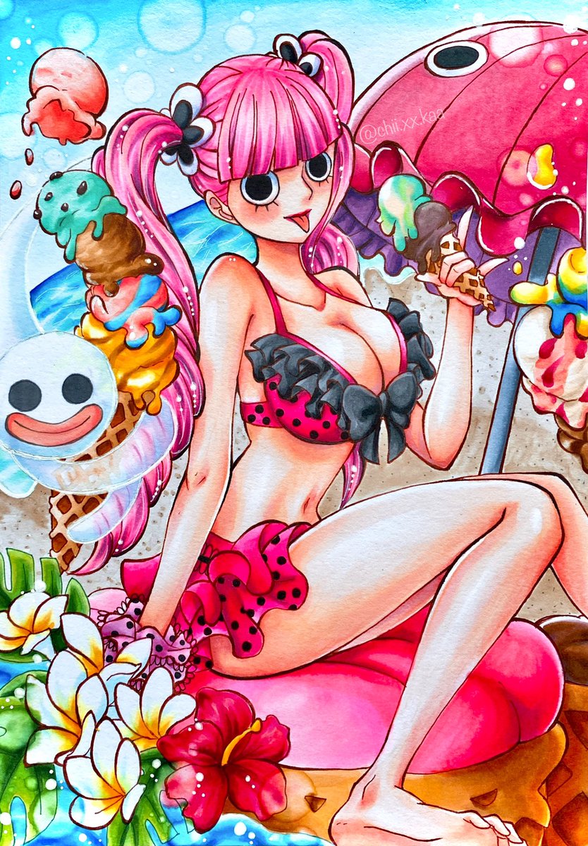 ワンピ美女の水着コレクション ↑インスタで私が使ってるタグ🌺 まだ