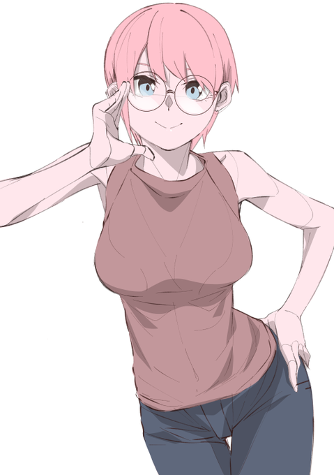 ゆとりさんがTwitterに投稿した中野一花(五等分の花嫁)のイラスト。