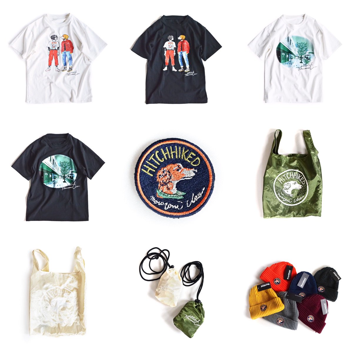 mh_uk2's tweet photo. CIENTO × Hirochika Machida
”HITCHHIKED MACARONI CIAO”
7.22 Thu-8.1 Sun
At CIENTO (Hirosaki)
🪂LINE UP🪂
・CITY DOGS TEE
・2119 TEE
・PACKABLE BAG
・WATCH CAP
・HMC VINTAGE CAP
・DOG EMBLEM
店頭 : 7月22日(木・祝) 11時〜
ONLINE: 7月22日(木・祝) 21時〜
#CIENTO
#弘前 https://t.co/5k5x6ALEiT