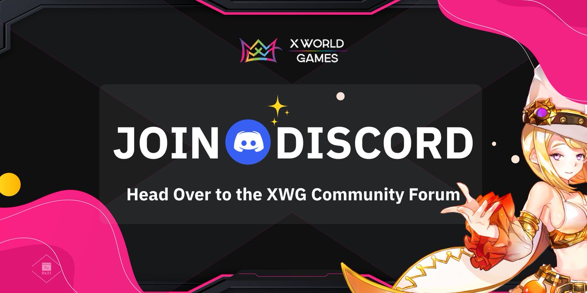 📢X World Games' discord community is open now.

🔥It's a great channel where you can connect with other players and the X World Games team. 

🥰Welcome to join our discord and discuss everything about <a href="/xwg_games/">X World Games</a>

👉Join here: discord.gg/FAuM2Vz9eE

#NFT #Discord #GAME #BSC