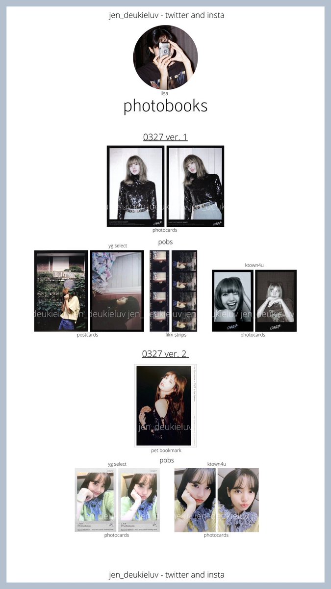 LISA PHOTOBOOK 0327 photocard - K-POP/アジア