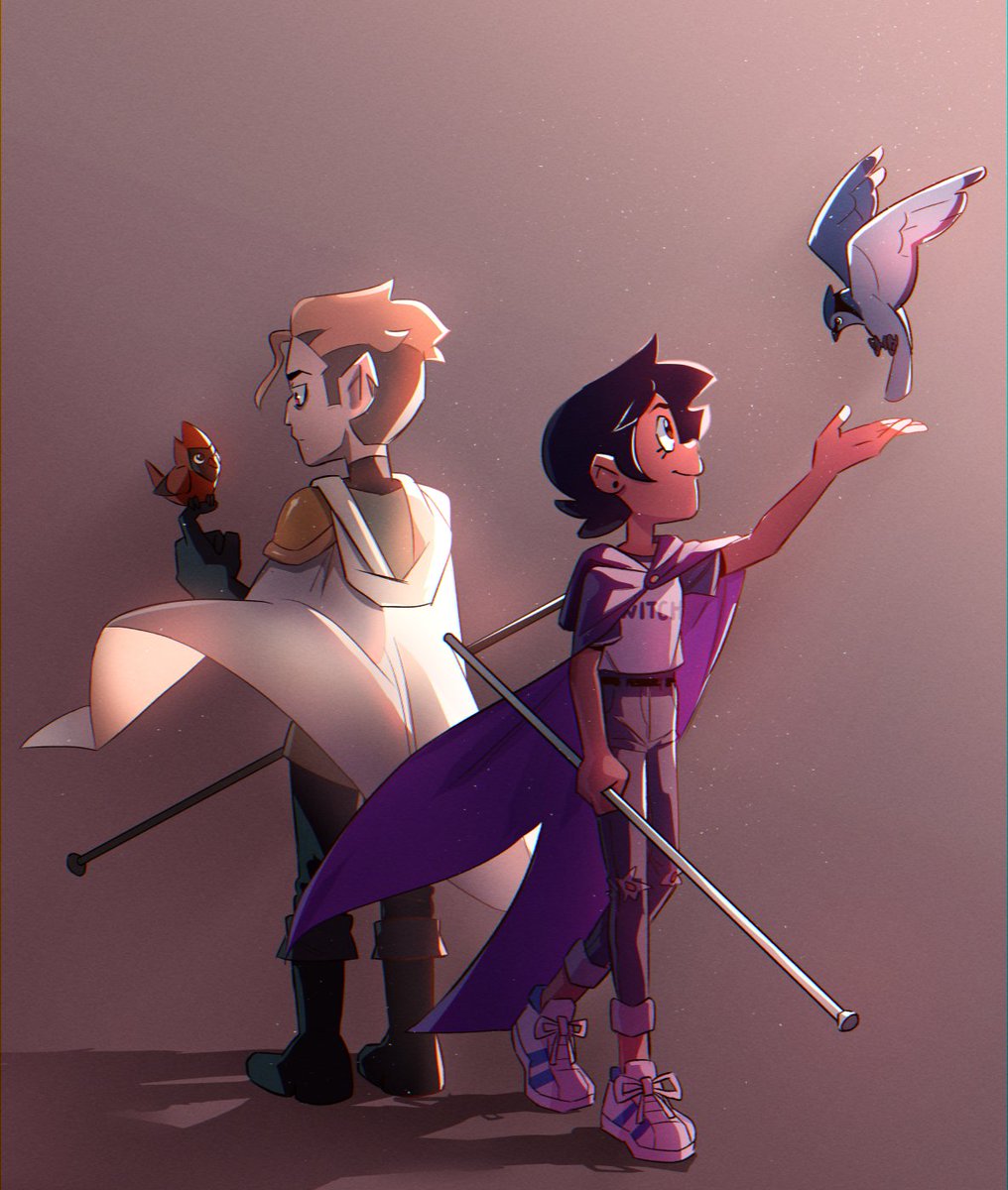 Antler_Dragon's tweet image. Blue Jay and Red Cardinal

#TOHSPOILERS #theowlhouse