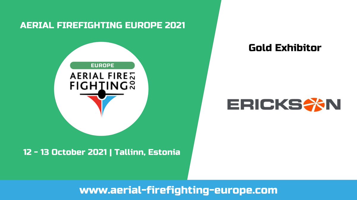 We are delighted to welcome <a href="/EricksonInc/">Erickson Incorporated</a> to Aerial Firefighting Europe 2021! See the full list of participants here: aerial-firefighting-europe.com/exhibitors #AFFEUR21 #aerialfirefighting